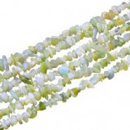 Chips stone beads ± 5x8mm New jade - Transparent chrysolite